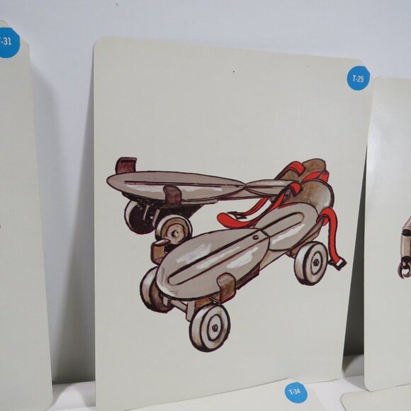 Peabody 60s Children's Toys (9) cards Vintage Artwork - Picture 3 of 12